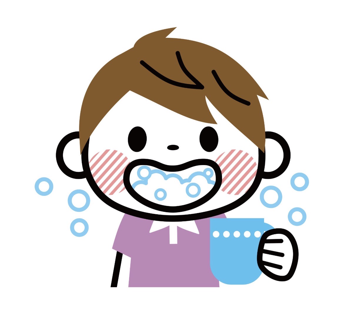 歯磨きの後、何回うがいしていますか？🪥🫧
